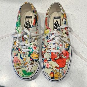 Never worn SpongeBob vans